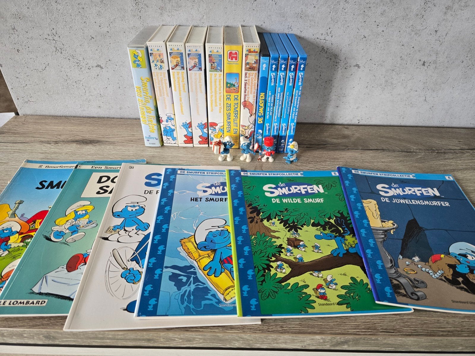 De smurfen. Alles voor € 10., Ophalen