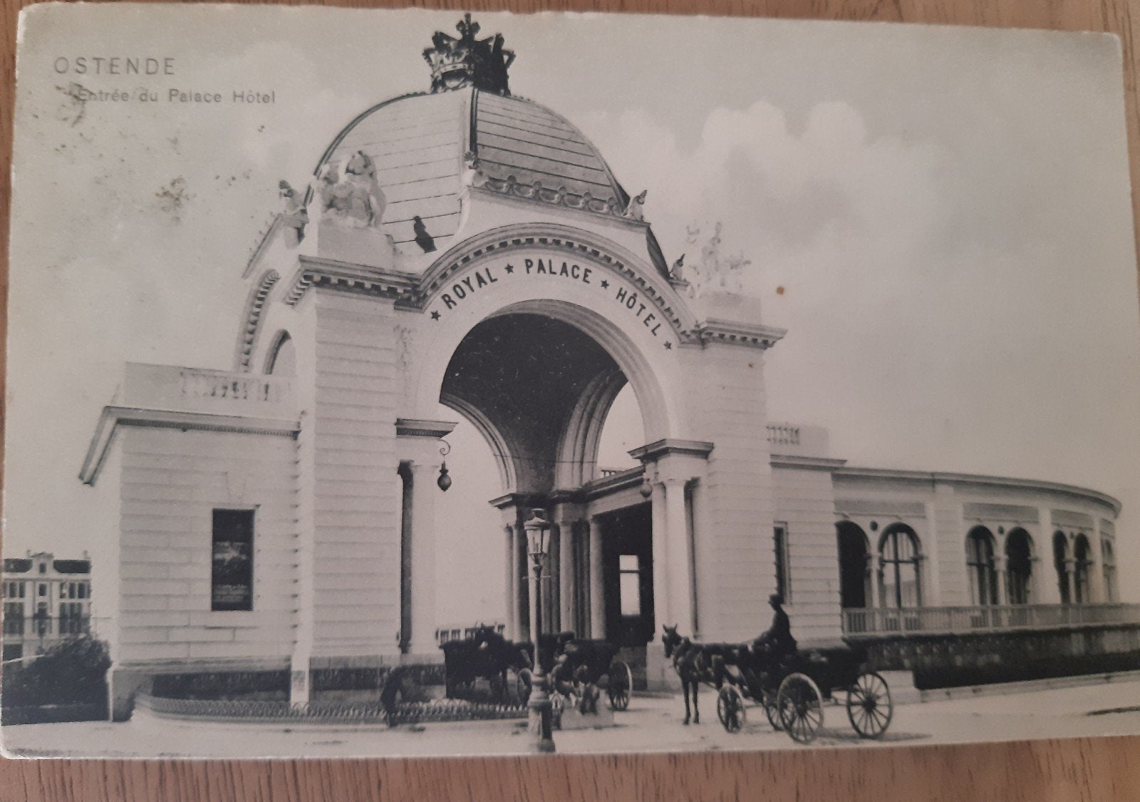 OSTENDE OSTENDE eñtree  ROYAL PALACE HOTEL 1907, Enlèvement ou Envoi