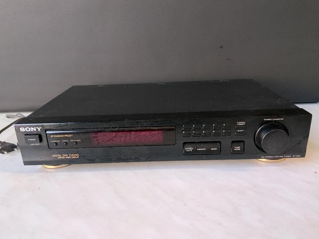 Tuner Sony - FM/AM - Zwart, Enlèvement, Utilisé