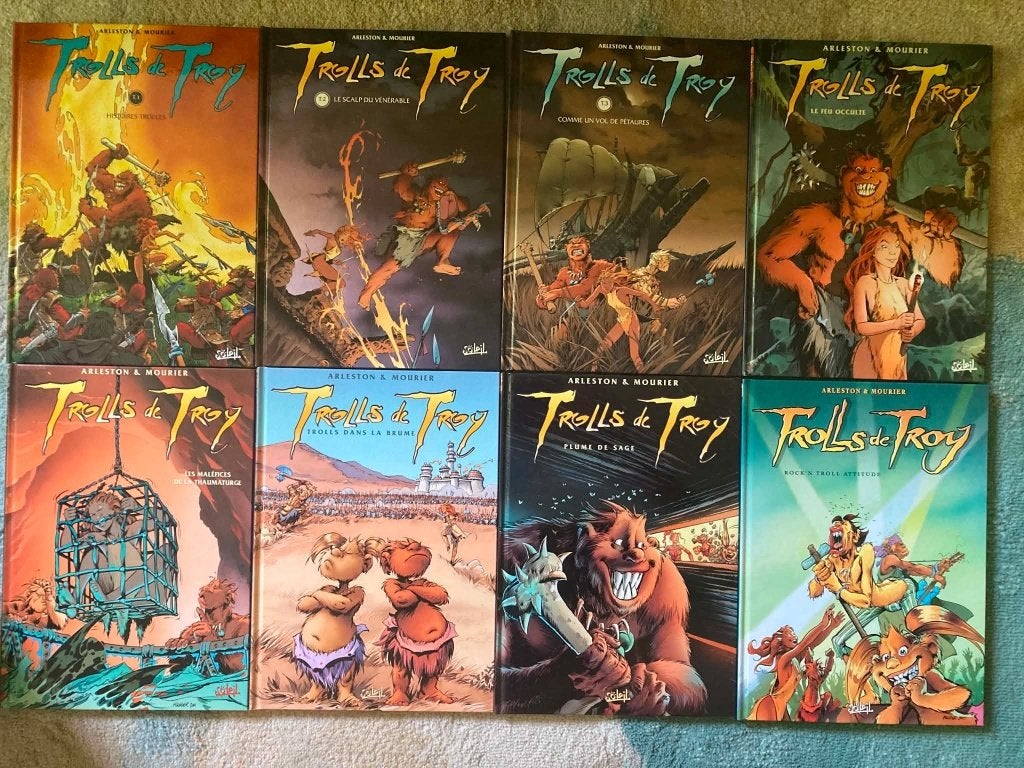 Lot 15 BD Trolls de Troy (T1 à 13 + T15 + T26) – 12 en EO, Livres, Série complète ou Série, Enlèvement ou Envoi, Comme neuf