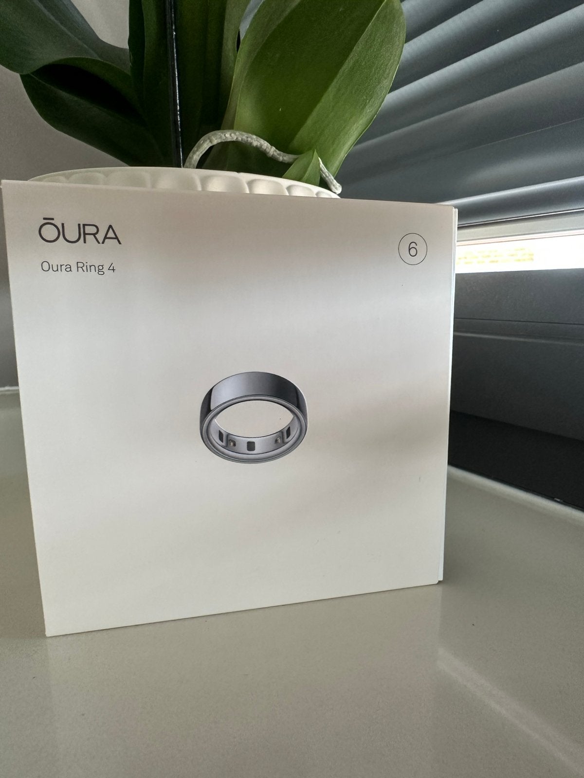 Oura ring 4 - maat 6 - zilver, Étanche, Avancer d'un pas, Utilisé, Argent