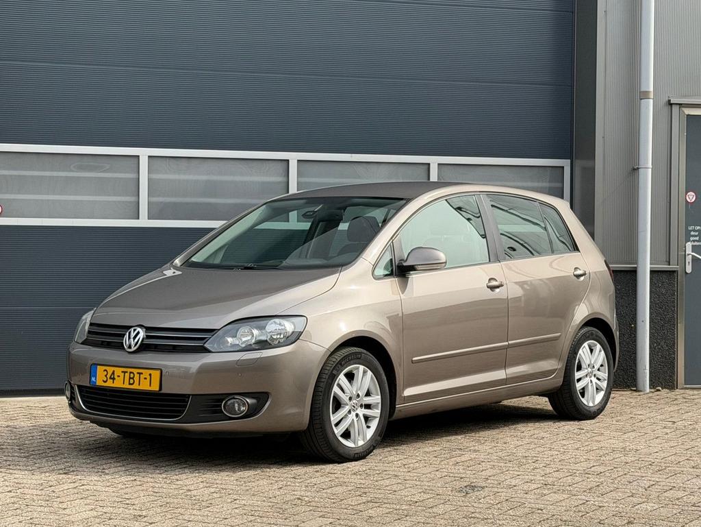 Volkswagen Golf Plus 1.6 TDI Highline bj.2012 Autom|Trekh|Cl, Auto's, Monovolume, Bruin, 115 g/km, Diesel