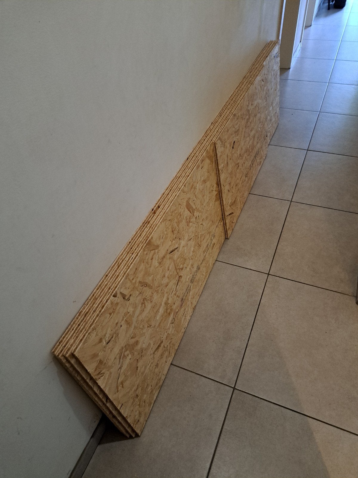 OSB platen, Enlèvement