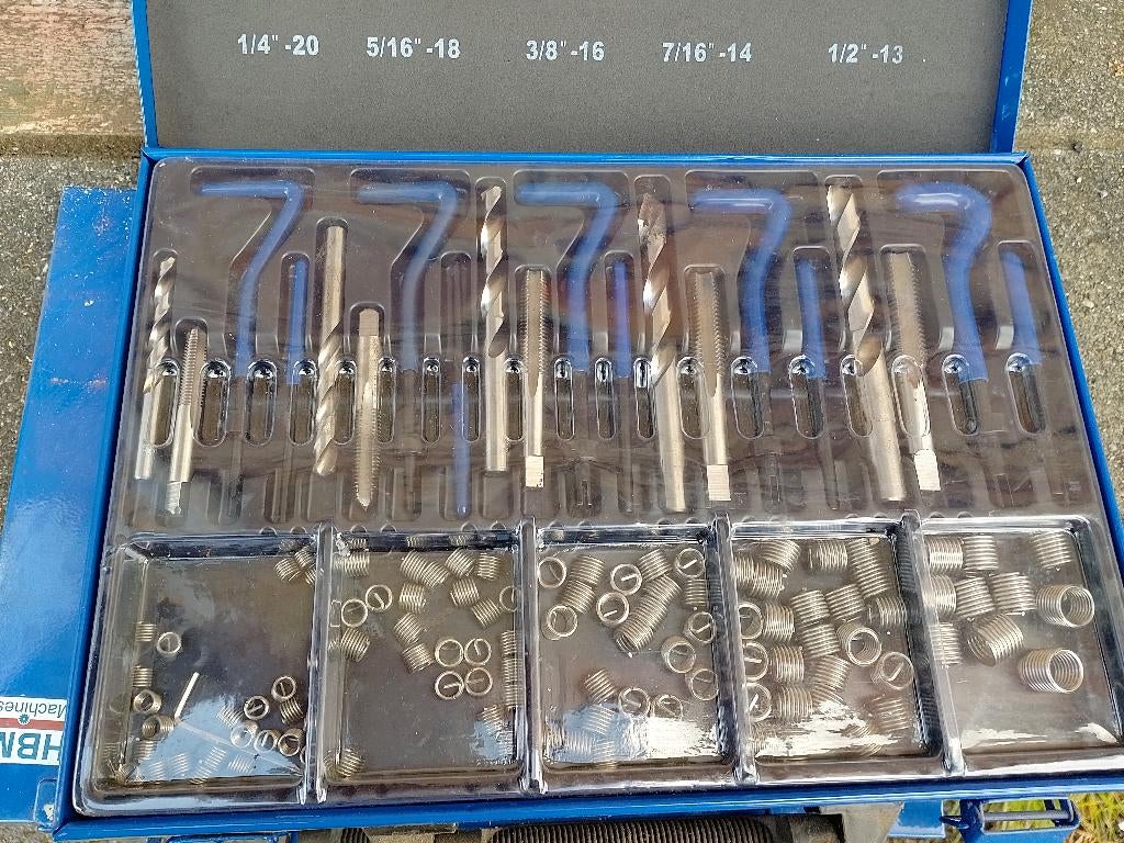Hélicoïl (filets rapportés) HBM Machine, Ophalen of Verzenden, Universele onderdelen