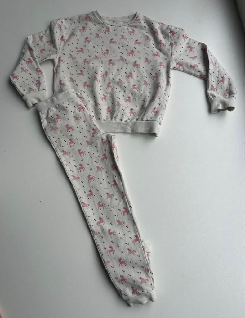 2-delige pyjama met unicorns - 8 jaar - JBC, Ophalen, Zo goed als nieuw, Meisje, Nacht- of Onderkleding