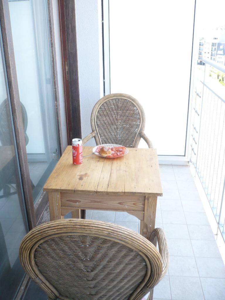 BISTRO SET, Tuin en Terras, Tuinsets en Loungesets, Gebruikt, Rotan, Eettafel, Ophalen