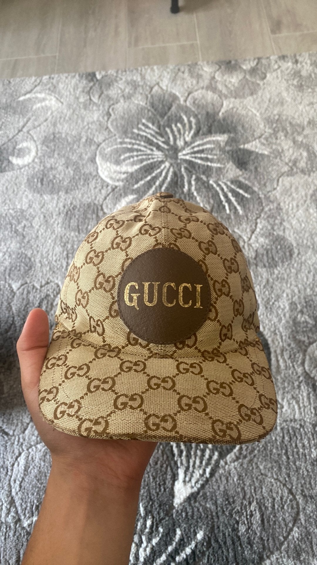 Echte gucci pet, Kleding | Heren, Ophalen, Zo goed als nieuw, 57 cm (M, 7⅛ inch) of minder, Pet