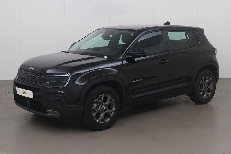 Jeep Avenger 1.2 turbo longitude 100, Auto's, Gebruikt, 1199 cc, Overige bekleding, Zwart