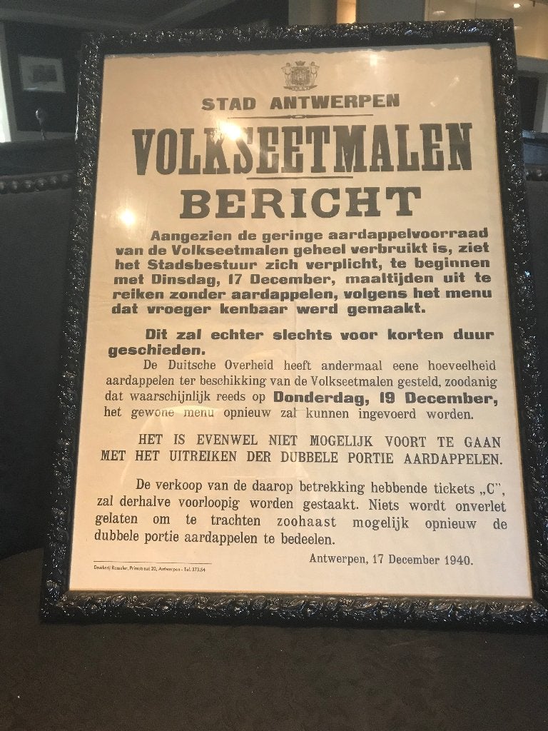Affiche Antwerp 1940, Collections, Enlèvement ou Envoi