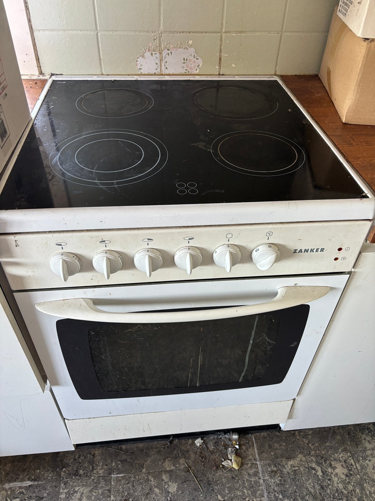 Zanker oven, Ophalen, Gebruikt, Tussenbouw, 4 kookzones
