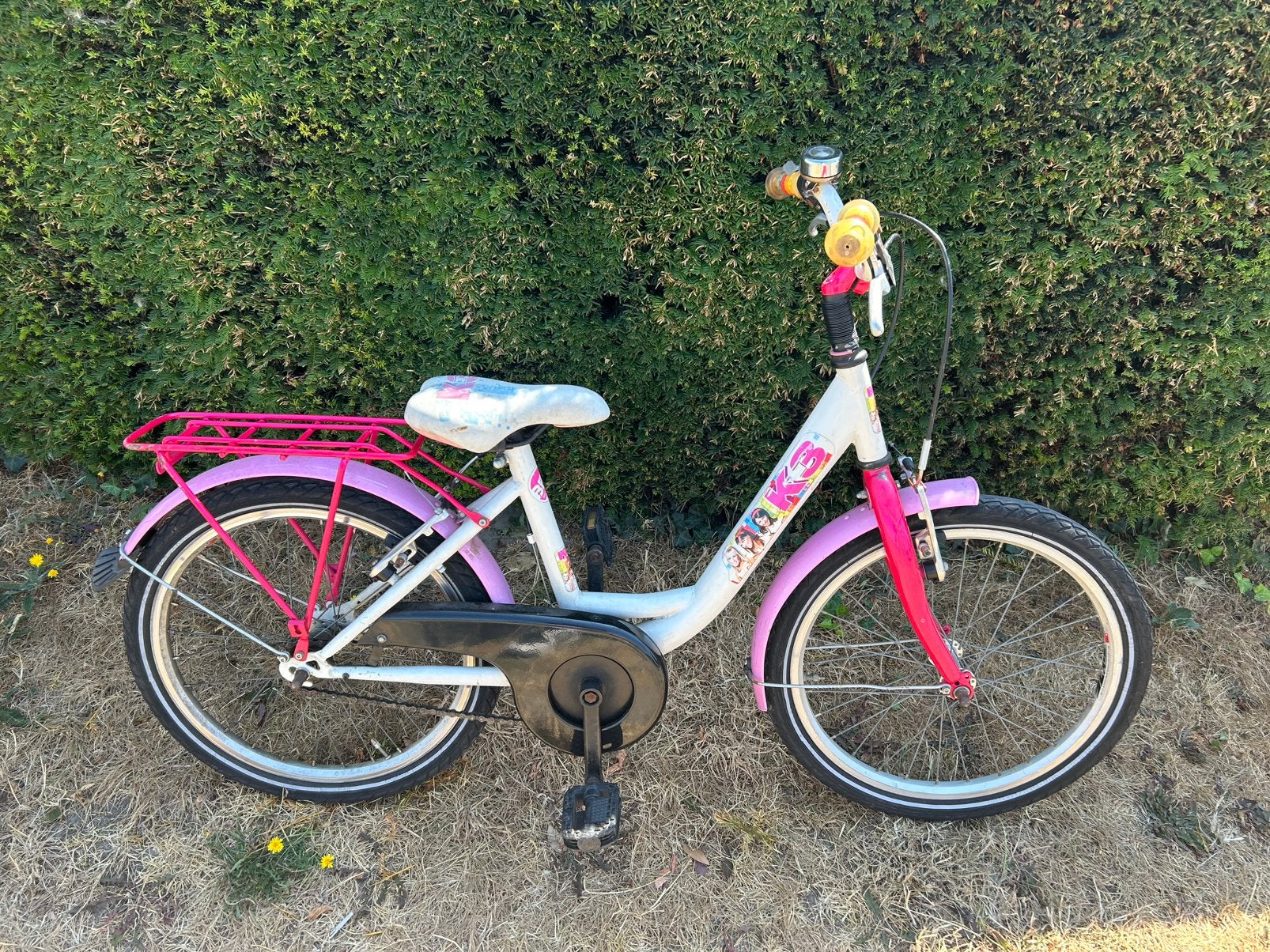 Kinderfiets k3, Fietsen en Brommers, Ophalen, Gebruikt, Velgrem, 20 inch