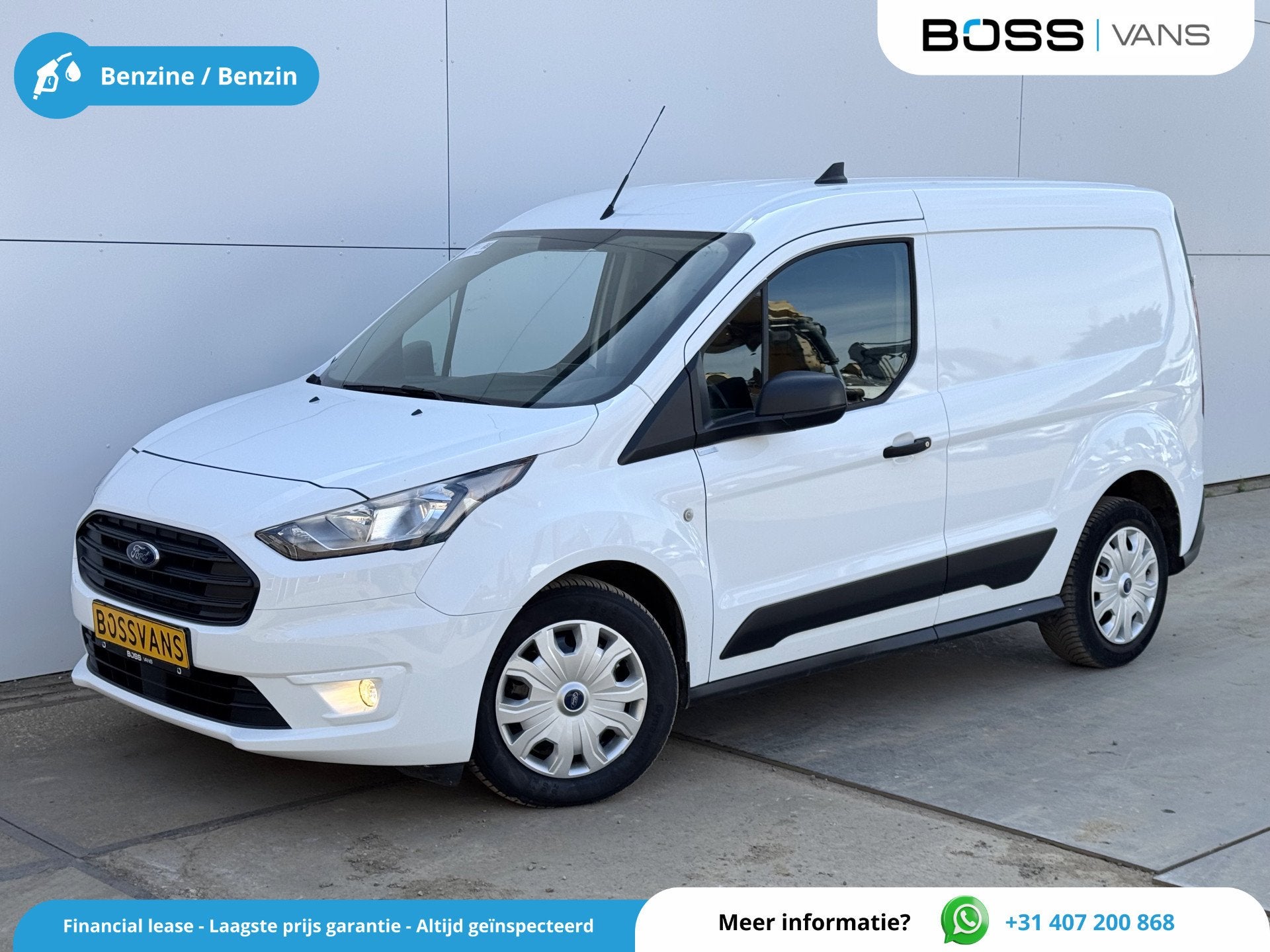 Ford Transit Connect 1.0 EcoBoost 100PK *Benzine* L1 SYNC Ai, Auto's, Bestelwagens en Lichte vracht, Voorwielaandrijving, Gebruikt