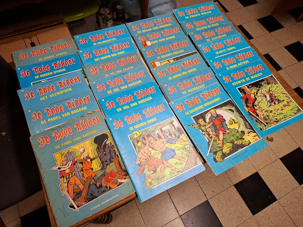 De rode ridder collectie, Boeken, Meerdere stripboeken, Ophalen, Gelezen