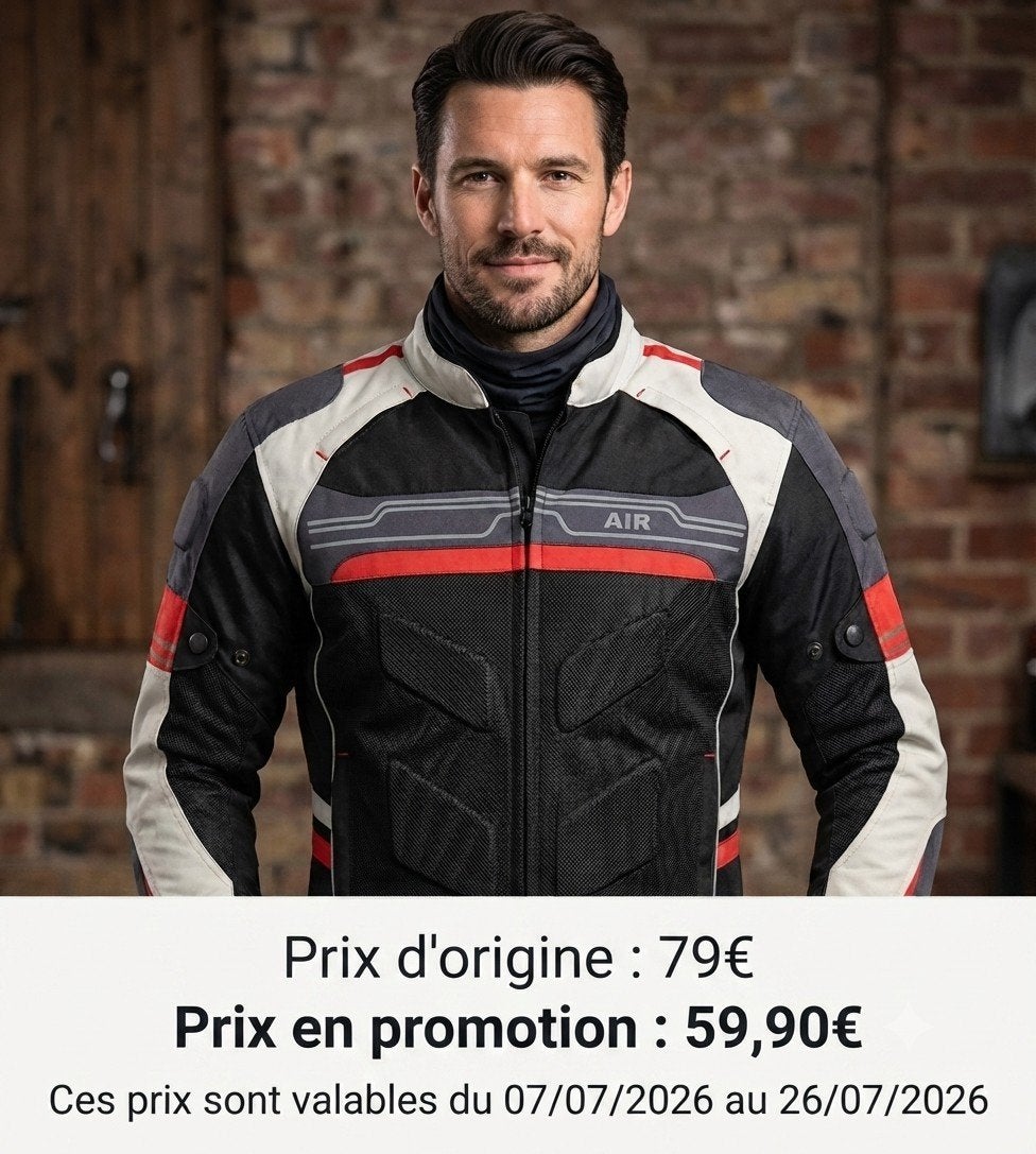 Veste de Moto textile cordura 600D neuf CE protecteurs, Motos, Vêtements | Vêtements de moto, Envoi, Neuf, avec ticket, Manteau | tissu