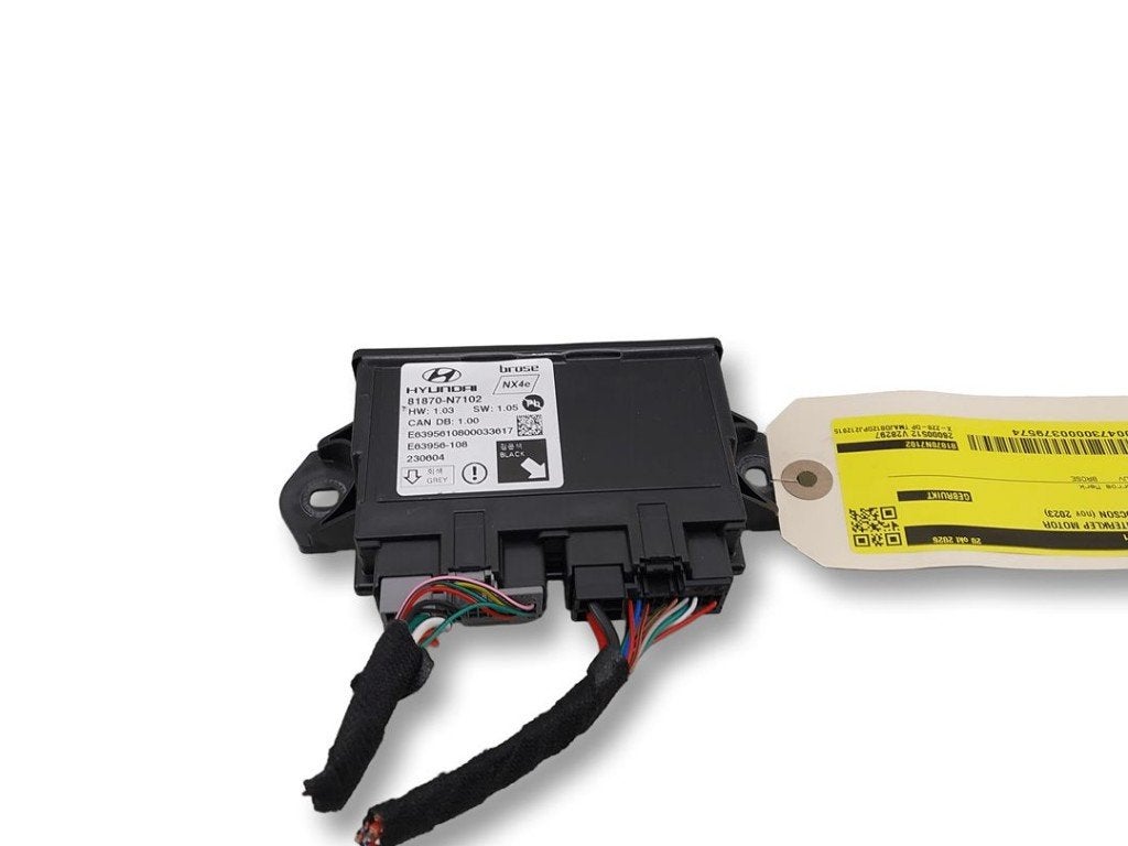 MODULE DE COMMANDE DU HAYON Tucson (NX) (|81870N7102|), Brose SE, Info@brose.com, Utilisé, Max-Brose-Straße 1
96450  Coburg, DE