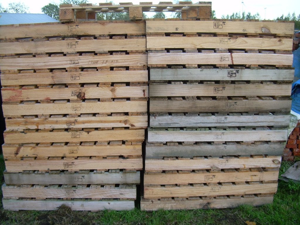 25 paletten 114x114, 5 pvc paletten 110x110, velux dakraam,, Doe-het-zelf en Bouw, Ophalen, Zo goed als nieuw