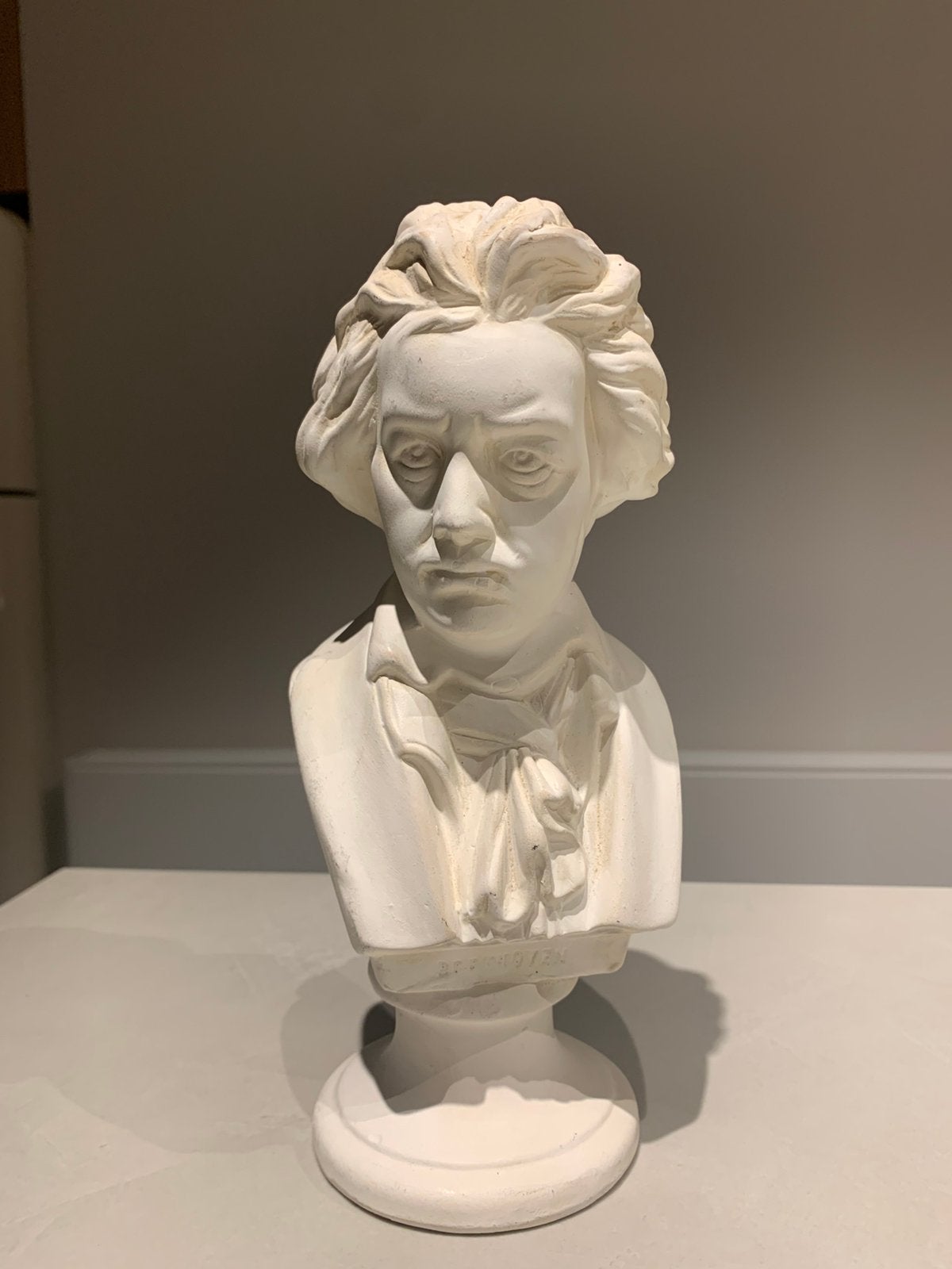 Vintage borstbeeld Ludwig van Beethoven - Buste beeld, Verzamelen, Ophalen of Verzenden, Zo goed als nieuw