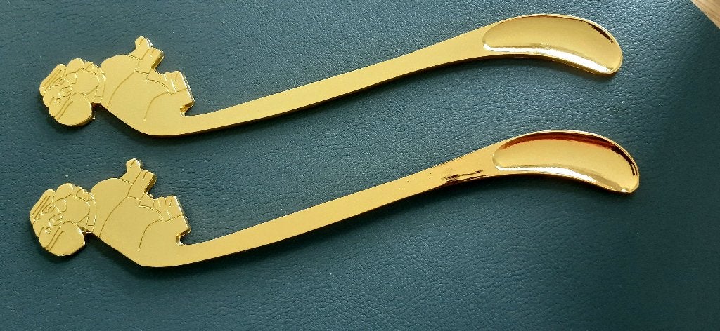 lange lepel Bobbie met extra lange staart, roestvrij staal, Huis en Inrichting, Ophalen of Verzenden, Nieuw, Overige materialen