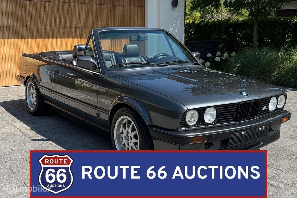 BMW 320i Cabriolet | 1989 | Route 66 Auctions, Achat, Entreprise, Boîte manuelle, Autre carrosserie