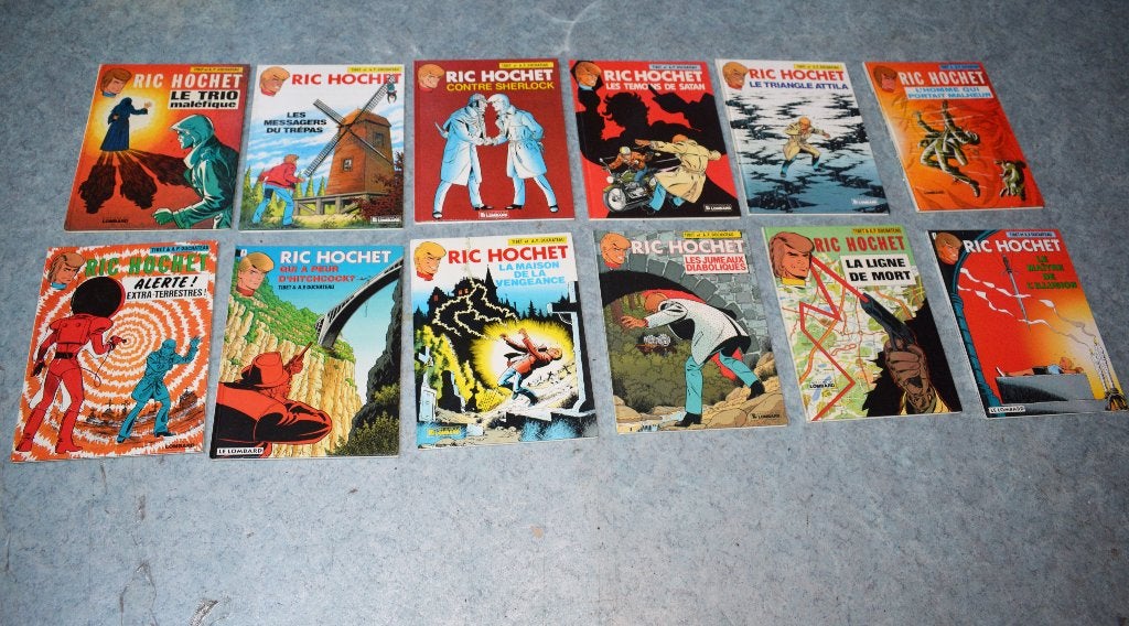 collection 12 BD ric hochet bande dessinées, Livres, BD, Enlèvement ou Envoi, Comme neuf