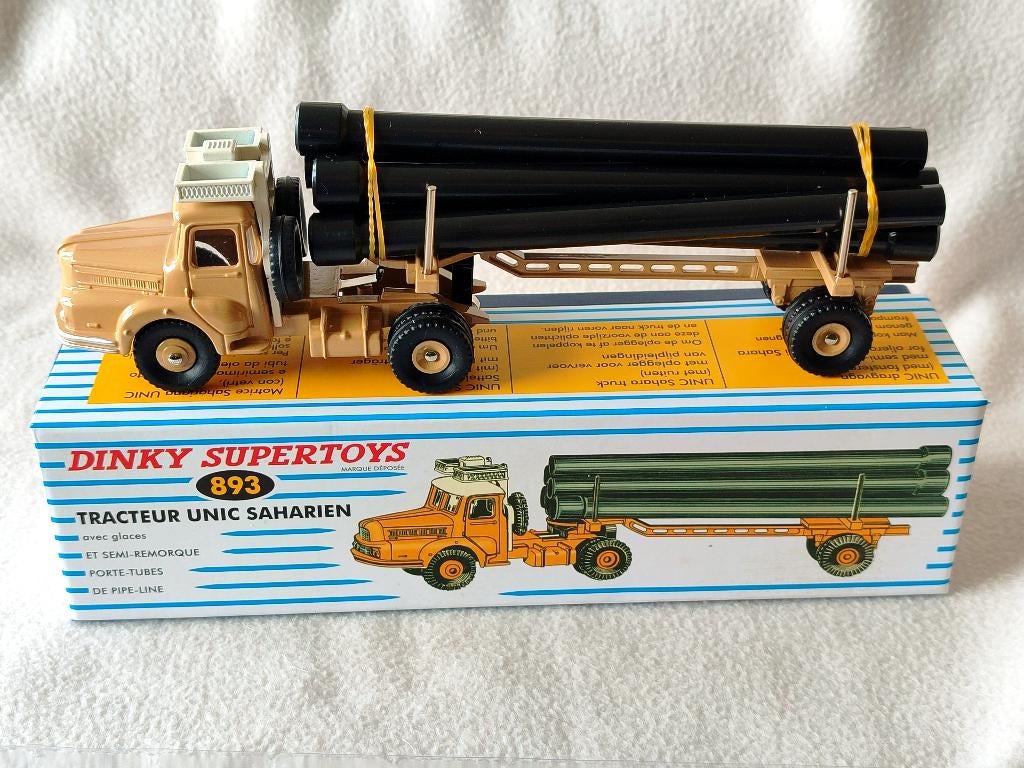 Dinky Atlas _ Tracteur Unic Saharien _ ref. 893, Enlèvement ou Envoi, Neuf, Bus ou Camion, Dinky Toys