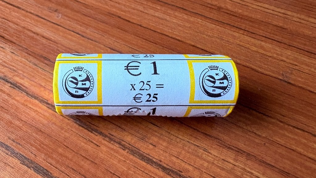 BELGIË - ROL VAN 25 MUNTEN VAN 1 EURO 1999, Ophalen of Verzenden, België, 1 euro, Setje