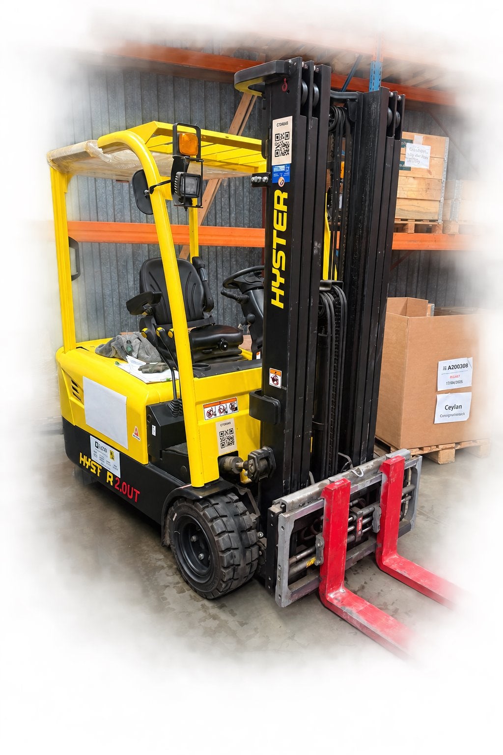 Hyster J2.0 à partir de 2024, 2000 à 3000 kg, Enlèvement ou Envoi, Électrique, Chariot élévateur