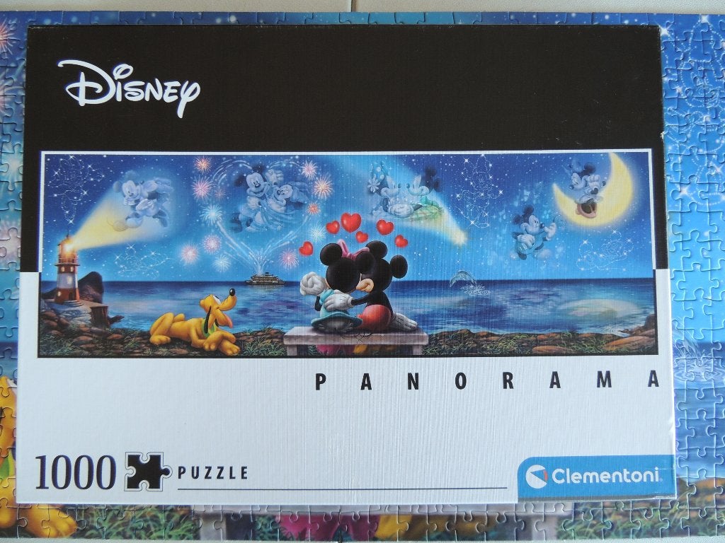 Puzzle 1000 pièces - Disney - Mickey & Minnie panorama, Enlèvement, Puzzle