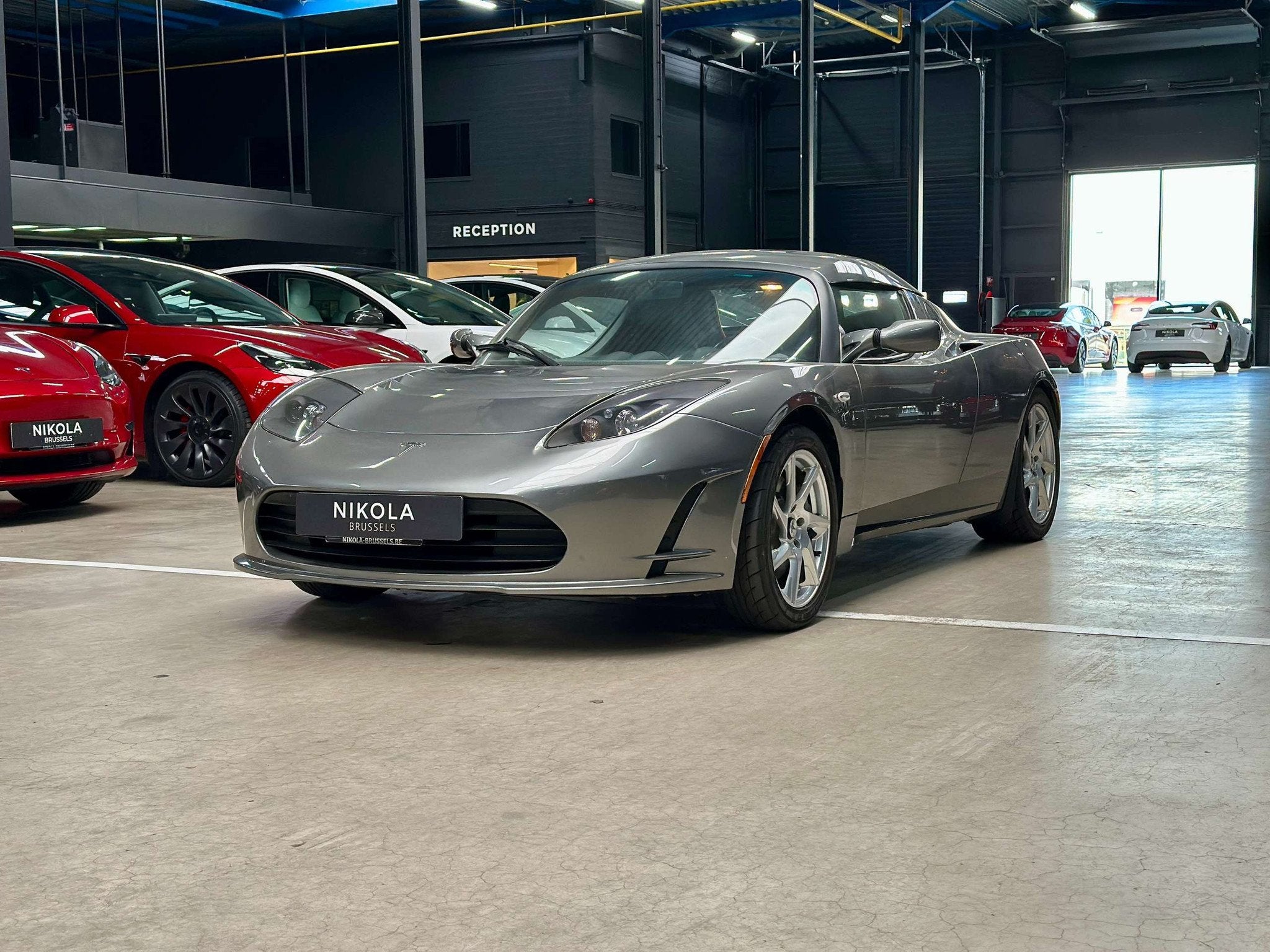 Tesla Roadster V2.5 - HEATED SEATS - 2 DIN SCREEN (bj 2012), Auto's, Tesla, Achterwielaandrijving, Gebruikt, Cabriolet, Roadster