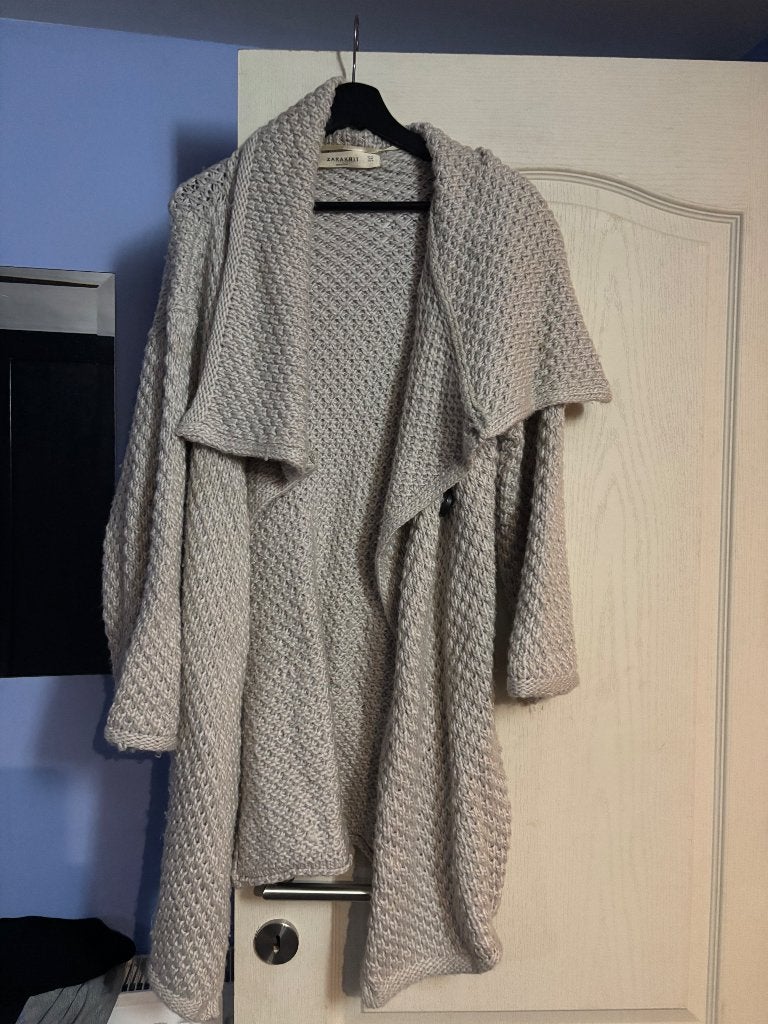 Gilet, Taille 38/40 (M), Gris, Zara, Comme neuf