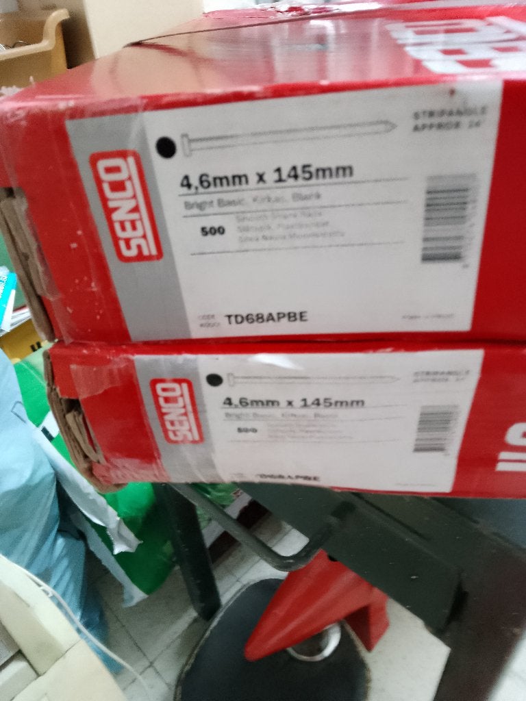Senco TD68APBE stripspijkers Type TD 4,6 x 145 blank, Ophalen of Verzenden, Nieuw, 100 tot 250 mm, Spijkers