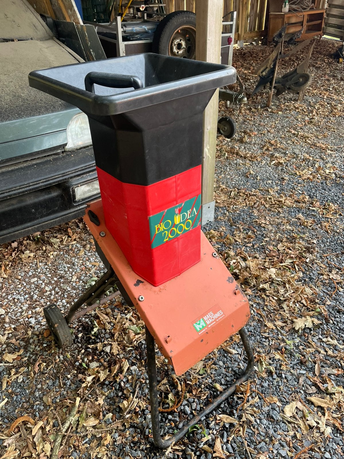 Hakselaar  Bio Idea 2000 van Maes Machine, Ophalen, Zo goed als nieuw