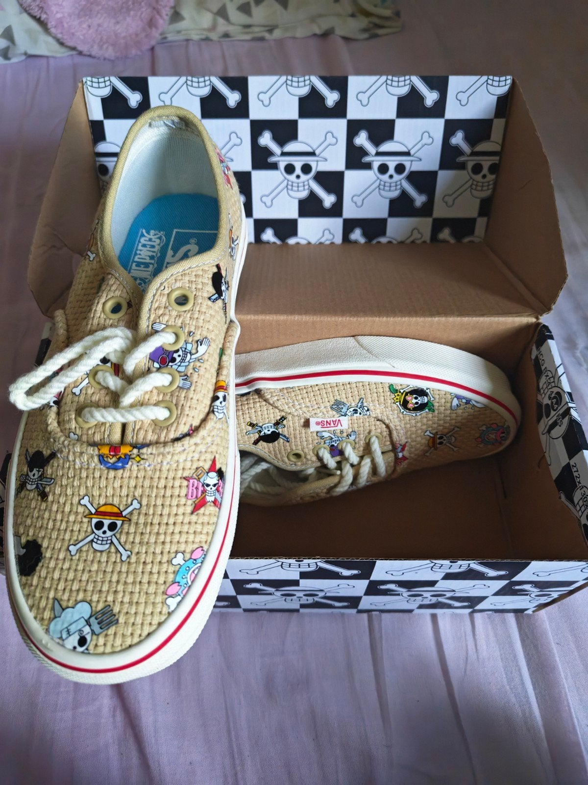 Vans X One Piece Authentic Straw Hat, Kleding | Dames, VANS /ALL-STAR Converse, Beige, Nieuw, Ophalen of Verzenden