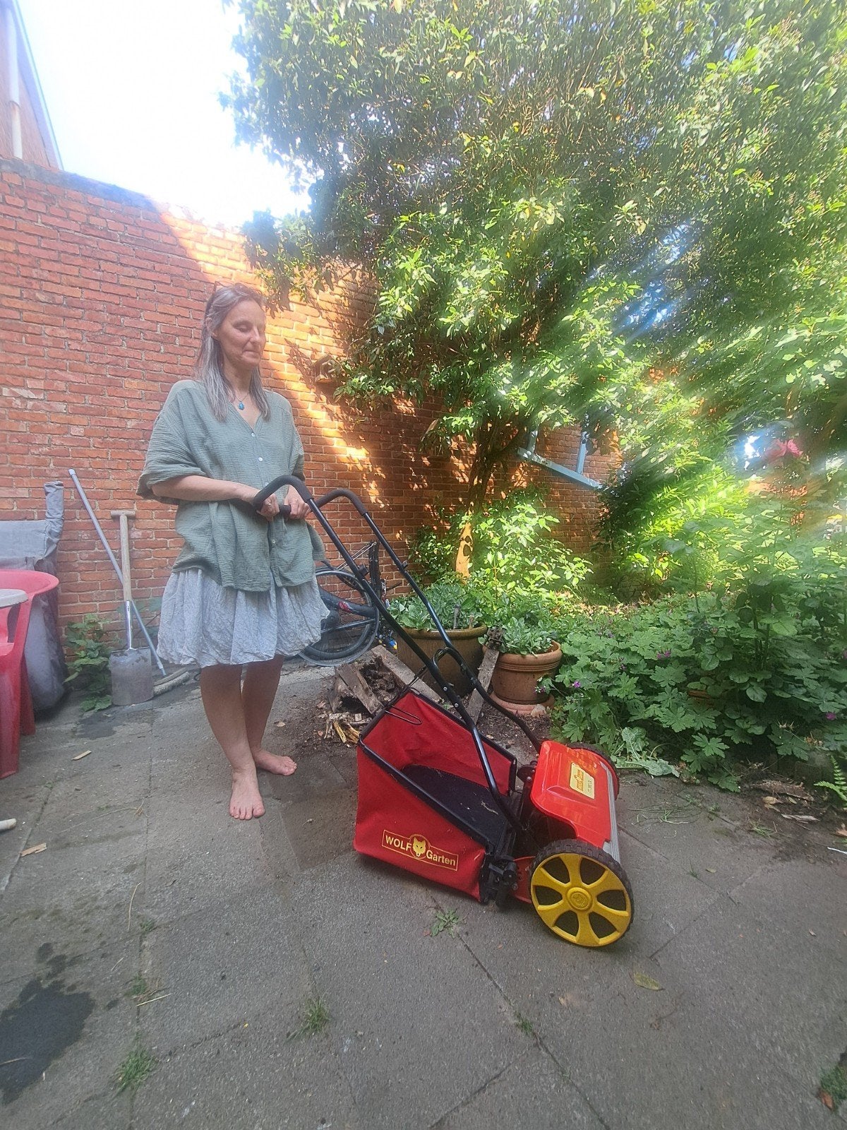 Wolf Garten TT380DL handmaaier, Tuin en Terras, Grasmaaiers, Ophalen