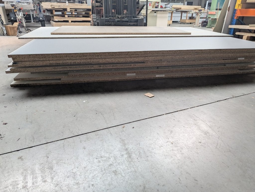Diverse Melaminepanelen, Laminaat, spaander, Doe-het-zelf en Bouw, Hout en Planken, Ophalen, Minder dan 25 mm, Overige typen, Nieuw