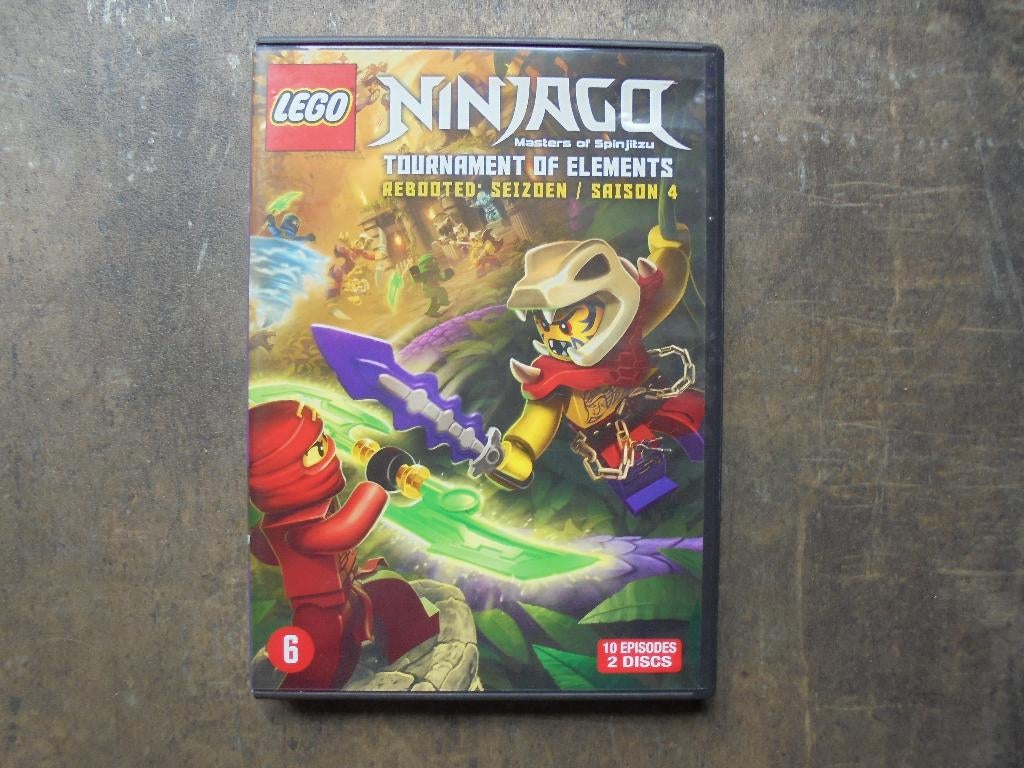 Lego DVD Ninjago Masters Of Spinjitzu 4 (zie foto's) II, Cd's en Dvd's, Gebruikt, Tekenfilm, Overige soorten, Ophalen of Verzenden