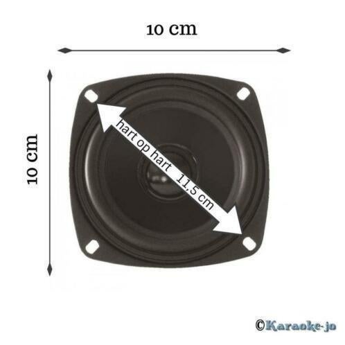 Dynavox 4 Ohm basluidspreker 10 cm 30 Watt, TV, Hi-fi & Vidéo, Enceintes, Neuf, Autres marques, Moins de 60 watts, Subwoofer