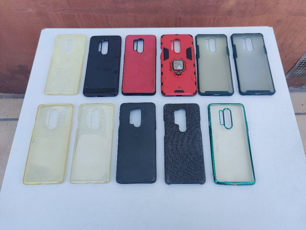 backcover oneplus 8 pro, Telecommunicatie, Ophalen of Verzenden, Zo goed als nieuw, Frontje of Cover