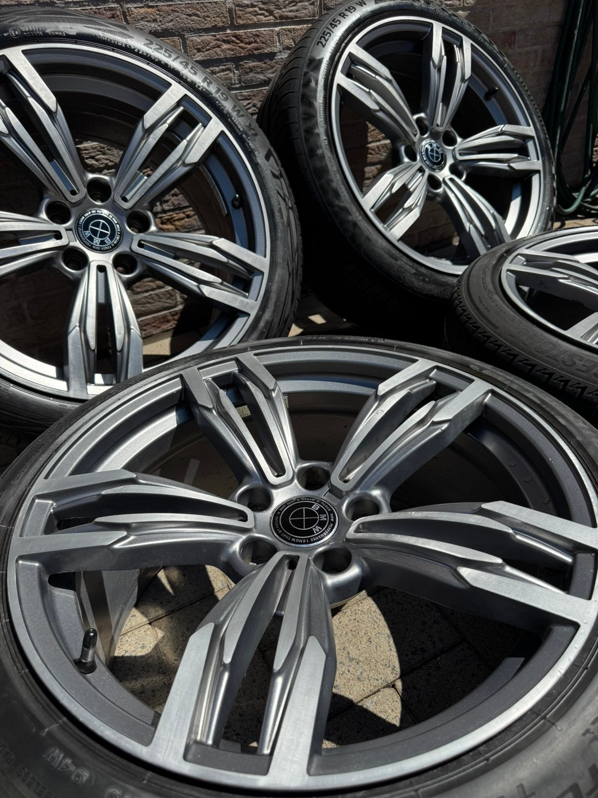 19' BMW-breedset (2x 8,5/2x 9,5m), Auto-onderdelen, Banden en Velgen, Ophalen