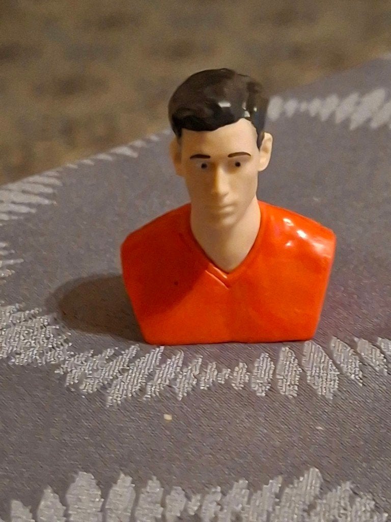 Voetbalfiguurtje / Jan Vertonghen / Carrefour, Ophalen of Verzenden, Zo goed als nieuw, Beeldje of Poppetje