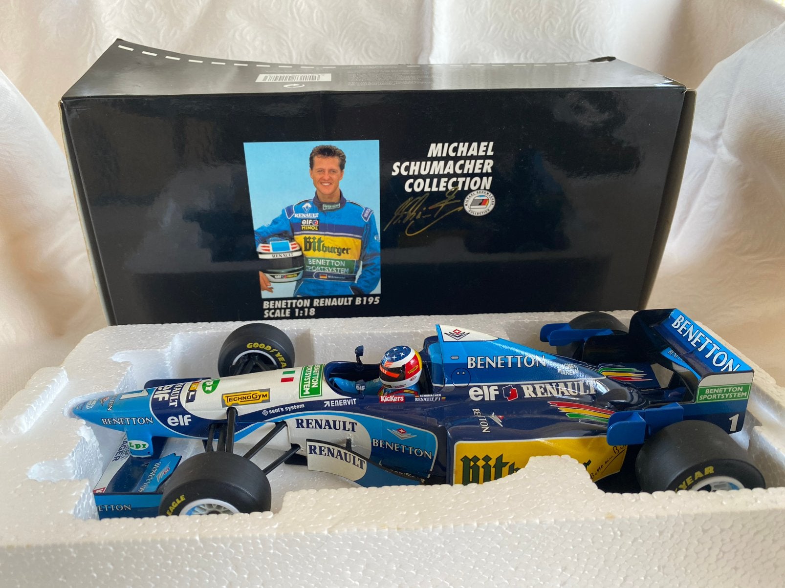 F1 schaalmodellen 1:18 + kleiner senna schumacher verstappen, Enlèvement, Neuf
