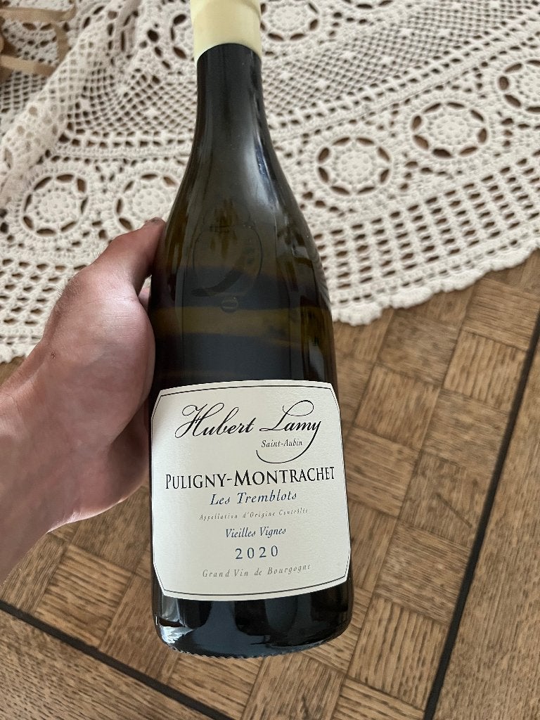 hubert lamy puligny montrachet les tremblots 2020, Collections, Vins, Neuf, Pleine, Vin blanc, Enlèvement