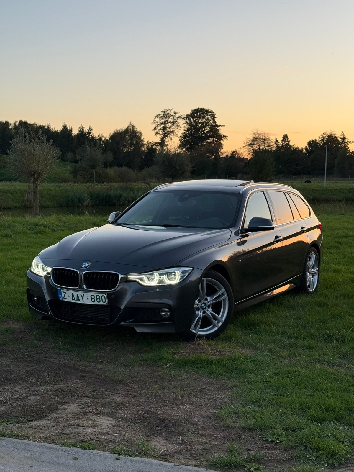 BMW F31 318D Automaat M Pack /Pano/ Digitale Dash / Camera, Autos, Cuir, Achat, Euro 6, Entreprise
