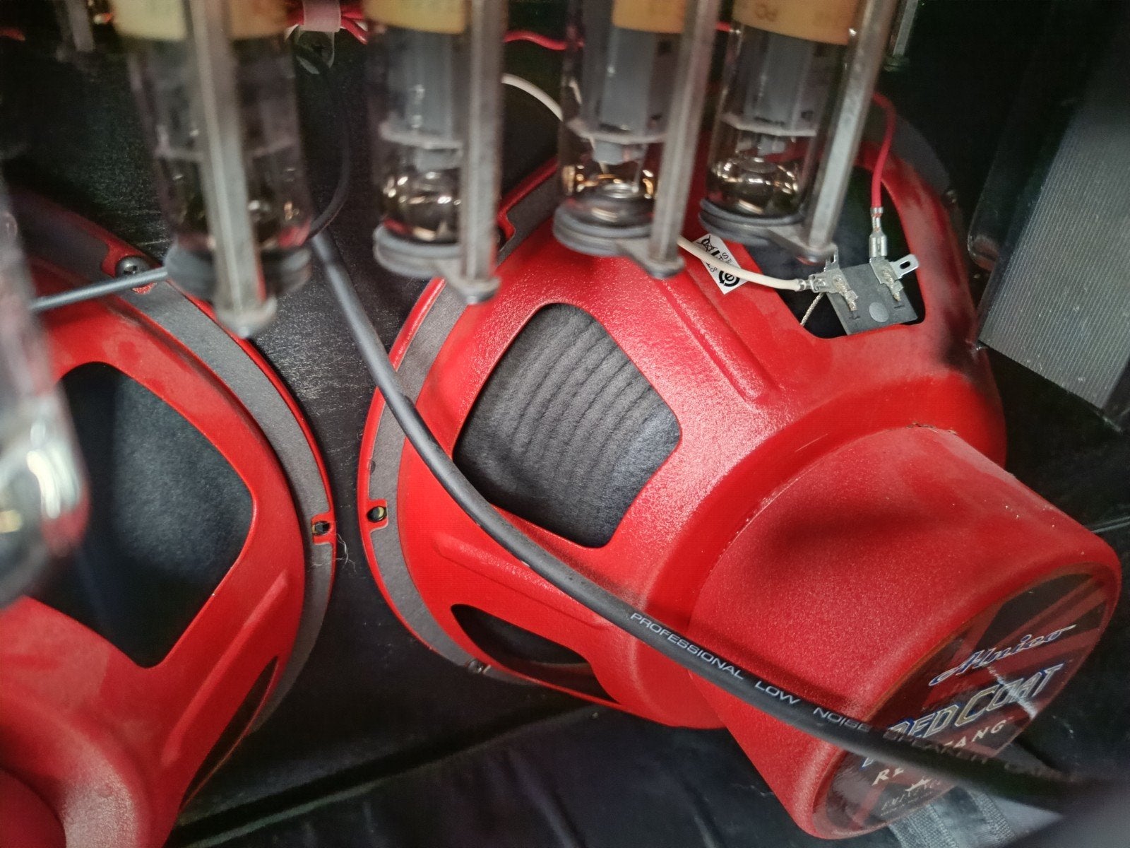 2x Eminence Red Fang alnico gitaarluidsprekers (50W, 8ohm), Ophalen of Verzenden, Zo goed als nieuw, Gitaar, Minder dan 50 watt