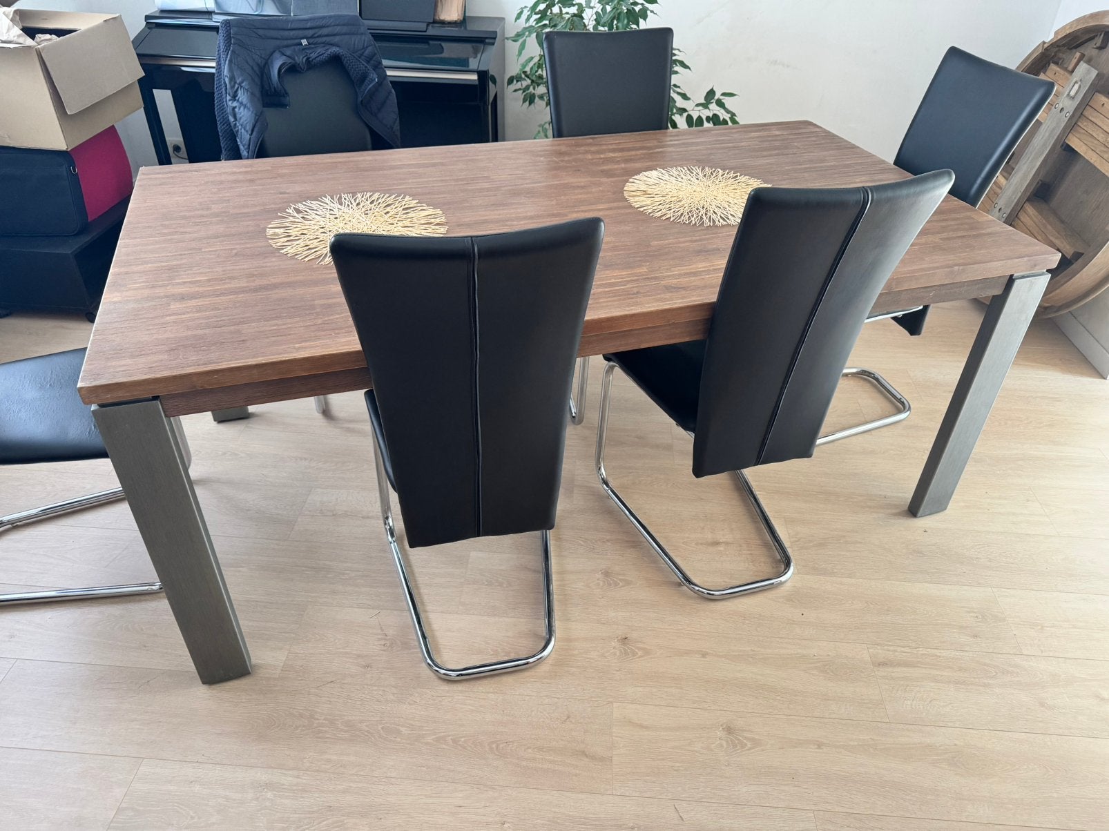Table H&H - 190 x 100 cm, Maison & Meubles, 150 à 200 cm, Cinq personnes ou plus, 100 à 150 cm, Enlèvement