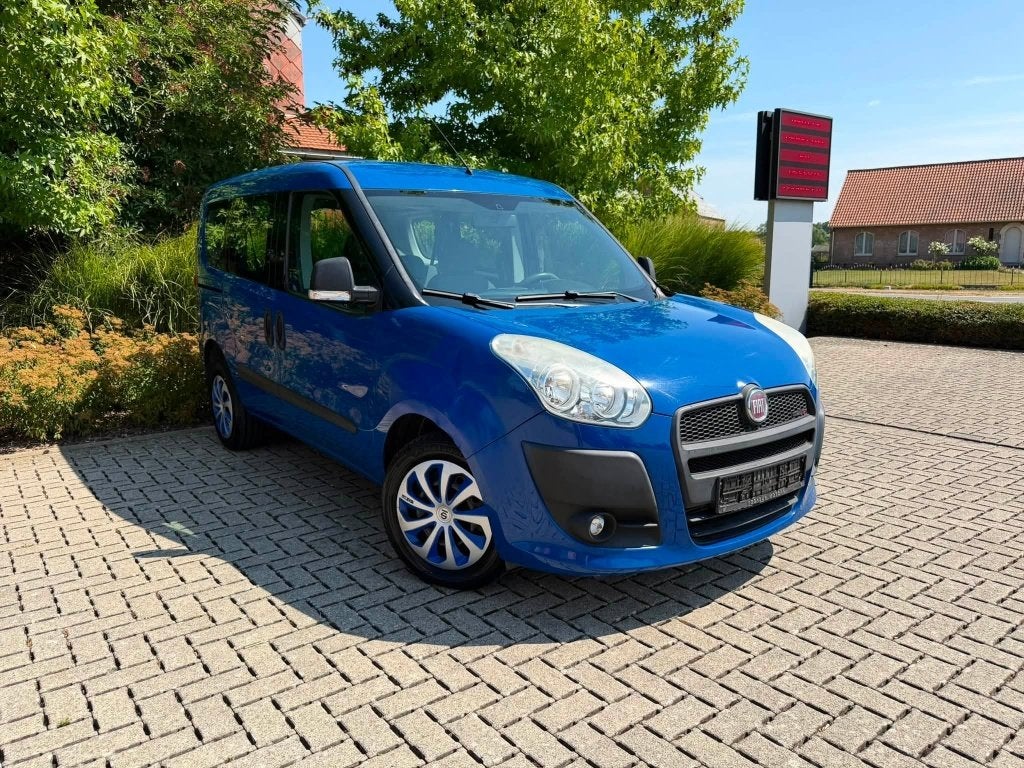 Fiat Doblo 1.3 - 2010/117.000km/Euro 4 - Gekeurd, Bluetooth, Monovolume, Doblo, Blauw