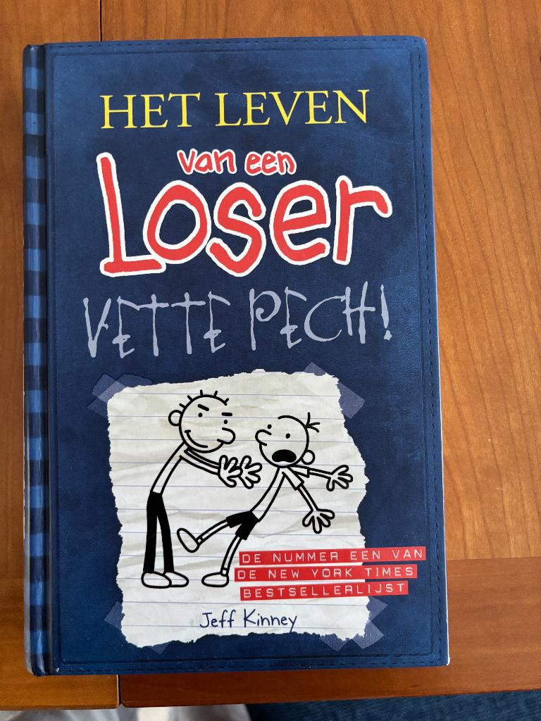 Het leven van een loser deel 2 Vette pech ( Jeff Kinney ), Ophalen of Verzenden, Zo goed als nieuw, Jeff Kinney