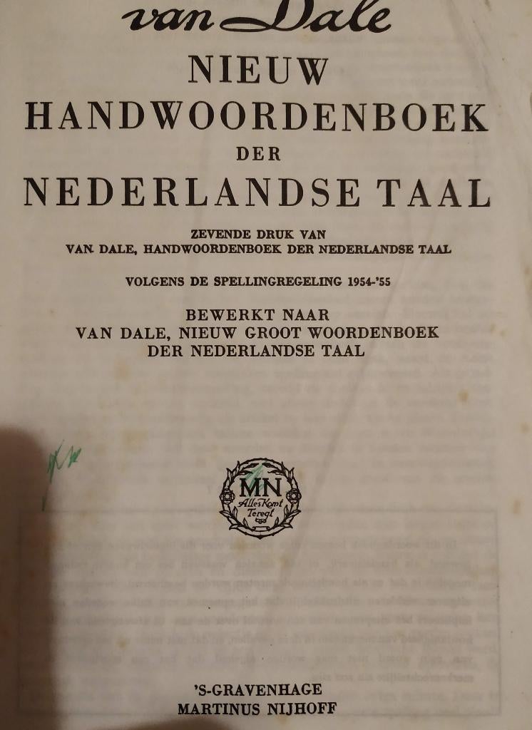 grote dikke van dale woordenboek der nederlandse taal, Ophalen of Verzenden, Van Dale
