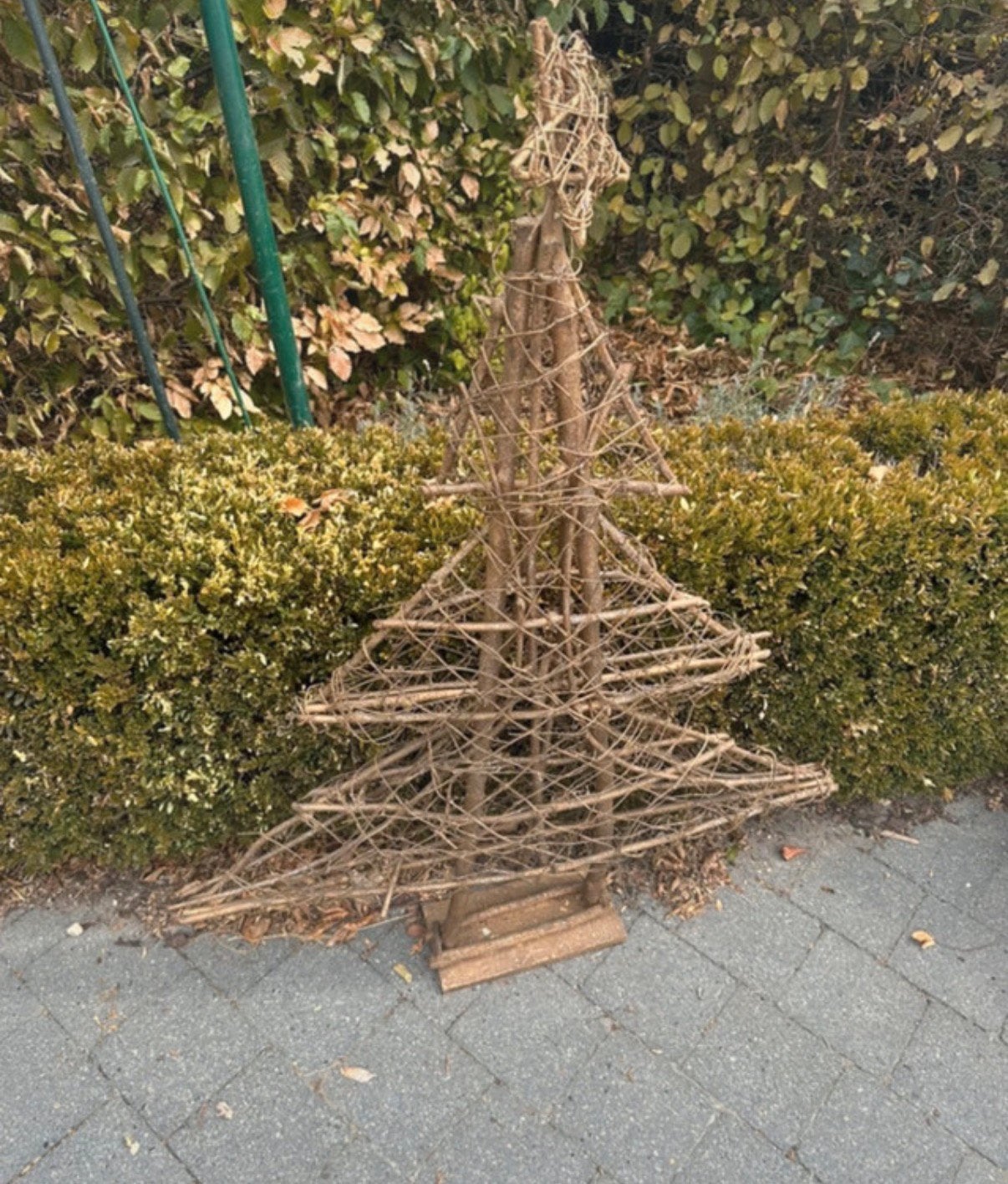 Decoratieve kerstboom in hout, Ophalen of Verzenden, Gebruikt
