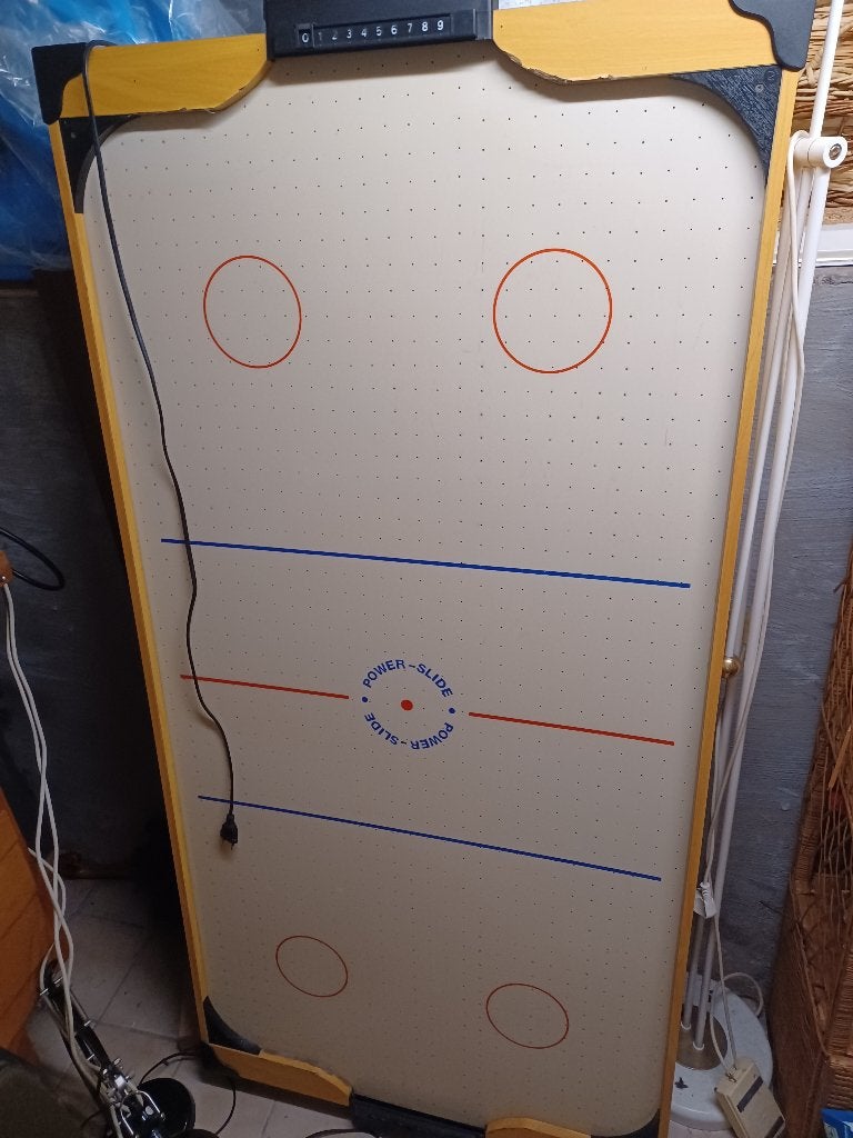 airhockey tafel, Ophalen, Gebruikt